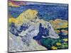 The Rocks at Antheor (Var) 1900 (Oil on Canvas)-Louis Valtat-Mounted Giclee Print