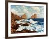 The Rocks at Capri (Les Rochers a Capri)-Iwan Choultse-Framed Giclee Print