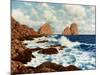 The Rocks at Capri (Les Rochers a Capri)-Iwan Choultse-Mounted Giclee Print