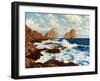 The Rocks at Capri (Les Rochers a Capri)-Iwan Choultse-Framed Giclee Print