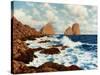 The Rocks at Capri (Les Rochers a Capri)-Iwan Choultse-Stretched Canvas