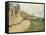 The Rocks at Falaise-Claude Monet-Framed Stretched Canvas