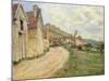 The Rocks at Falaise-Claude Monet-Mounted Giclee Print