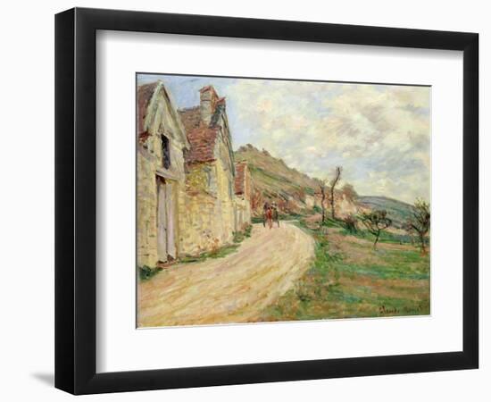 The Rocks at Falaise-Claude Monet-Framed Giclee Print