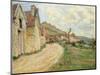 The Rocks at Falaise-Claude Monet-Mounted Giclee Print