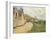 The Rocks at Falaise-Claude Monet-Framed Giclee Print