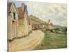 The Rocks at Falaise-Claude Monet-Stretched Canvas