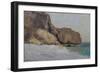 The Rocks at Vallieres, Near Royan-Odilon Redon-Framed Giclee Print