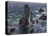 The Rocks in Belle-Ile (Pyramides De Port-Coton, Mer Sauvag), 1886-Claude Monet-Stretched Canvas