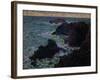 The Rocks of Belle-Ile, 1886-Claude Monet-Framed Giclee Print