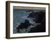 The Rocks of Belle-Ile, 1886-Claude Monet-Framed Giclee Print