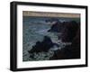 The Rocks of Belle-Ile, 1886-Claude Monet-Framed Giclee Print