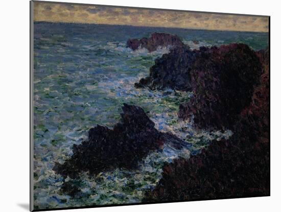 The Rocks of Belle-Ile, 1886-Claude Monet-Mounted Giclee Print