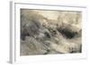 The Rocky Bank of a River - Verso: Sketch of Foliage, C.1853-John Ruskin-Framed Giclee Print