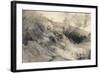 The Rocky Bank of a River - Verso: Sketch of Foliage, C.1853-John Ruskin-Framed Giclee Print