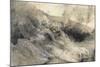 The Rocky Bank of a River - Verso: Sketch of Foliage, C.1853-John Ruskin-Mounted Giclee Print