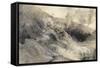 The Rocky Bank of a River - Verso: Sketch of Foliage, C.1853-John Ruskin-Framed Stretched Canvas