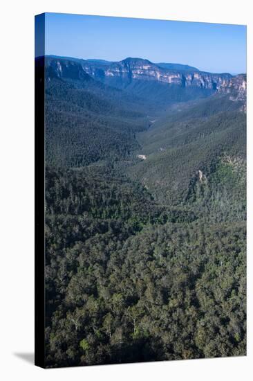 The Rocky Cliffs of the Blue Mountains, New South Wales, Australia, Pacific-Michael Runkel-Stretched Canvas