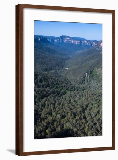 The Rocky Cliffs of the Blue Mountains, New South Wales, Australia, Pacific-Michael Runkel-Framed Photographic Print