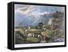 The Rocky Mountains, C1834-C1876-Frances Flora Bond Palmer-Framed Stretched Canvas