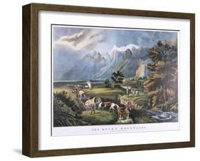 The Rocky Mountains, C1834-C1876-Frances Flora Bond Palmer-Framed Giclee Print