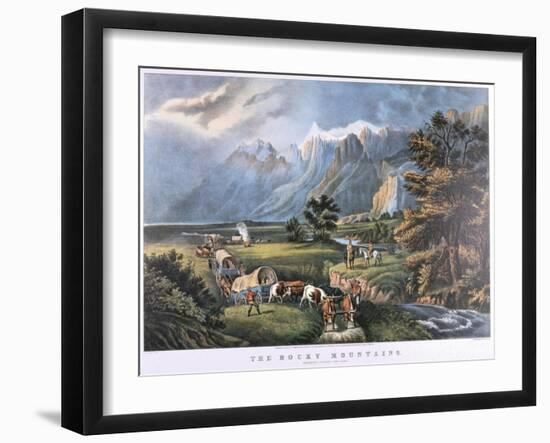 The Rocky Mountains, C1834-C1876-Frances Flora Bond Palmer-Framed Giclee Print