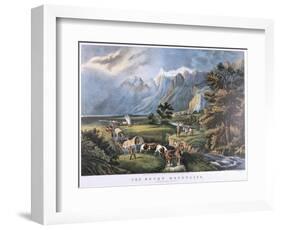 The Rocky Mountains, C1834-C1876-Frances Flora Bond Palmer-Framed Giclee Print