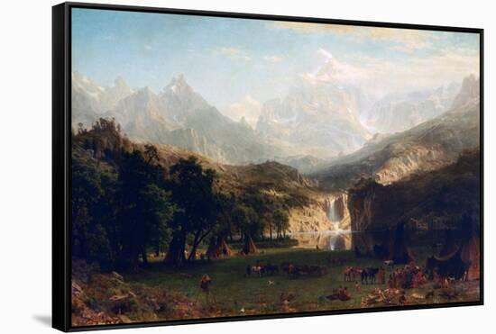 The Rocky Mountains, Lander's Peak, 1863-Albert Bierstadt-Framed Stretched Canvas