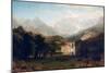 The Rocky Mountains, Lander's Peak, 1863-Albert Bierstadt-Mounted Premium Giclee Print