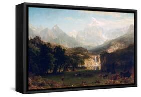 The Rocky Mountains, Lander's Peak, 1863-Albert Bierstadt-Framed Stretched Canvas