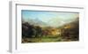 The Rocky Mountains, Lander's Peak-Albert Bierstadt-Framed Art Print