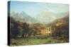 The Rocky Mountains, Lander's Peak-Albert Bierstadt-Stretched Canvas