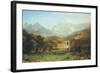 The Rocky Mountains, Lander's Peak-Albert Bierstadt-Framed Art Print