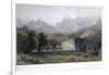 The Rocky Mountains, Lander's Peak-Albert Bierstadt-Framed Giclee Print