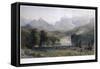 The Rocky Mountains, Lander's Peak-Albert Bierstadt-Framed Stretched Canvas