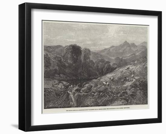 The Rocky Path of a Mountain Burn-Henry Jutsum-Framed Giclee Print