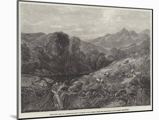 The Rocky Path of a Mountain Burn-Henry Jutsum-Mounted Giclee Print