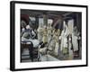 The Rod of Aaron Devours the Other Rods-James Tissot-Framed Giclee Print