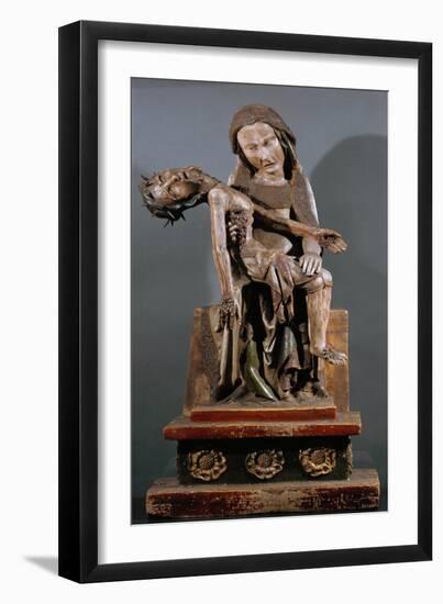 The Roettgen-Pieta, About 1300-German School-Framed Giclee Print