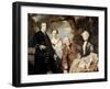 The Roffey Family, 1765 (Oil on Canvas)-Joshua Reynolds-Framed Giclee Print