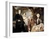 The Roffey Family, 1765 (Oil on Canvas)-Joshua Reynolds-Framed Giclee Print