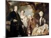 The Roffey Family, 1765 (Oil on Canvas)-Joshua Reynolds-Mounted Giclee Print