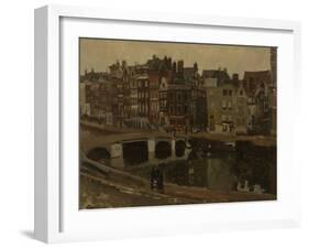 The Rokin in Amsterdam, 1897-Georg-Hendrik Breitner-Framed Giclee Print