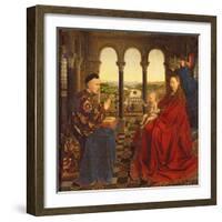 The Rolin Madonna (La Vierge De Chancelier Rolin), circa 1435-Jan van Eyck-Framed Giclee Print