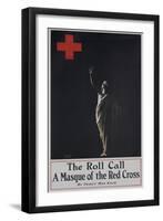 The Roll Call: a Masque for the Red Cross Poster-null-Framed Giclee Print