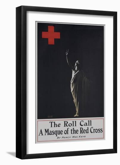 The Roll Call: a Masque for the Red Cross Poster-null-Framed Giclee Print