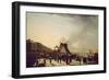 The Rollercoasters on the Neva in St. Petersburg, 1803-null-Framed Giclee Print