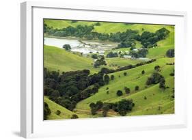 The Rolling Hills of the Coromandel Peninsula on the North Island of New Zealand-Paul Dymond-Framed Photographic Print