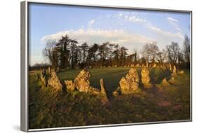 The Rollright Stones, a Bronze Age Stone Circle, Chipping Norton, Oxfordshire, Cotswolds, England-Stuart Black-Framed Photographic Print