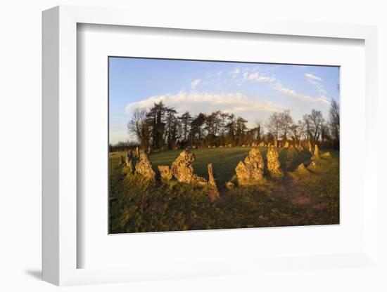 The Rollright Stones, a Bronze Age Stone Circle, Chipping Norton, Oxfordshire, Cotswolds, England-Stuart Black-Framed Photographic Print